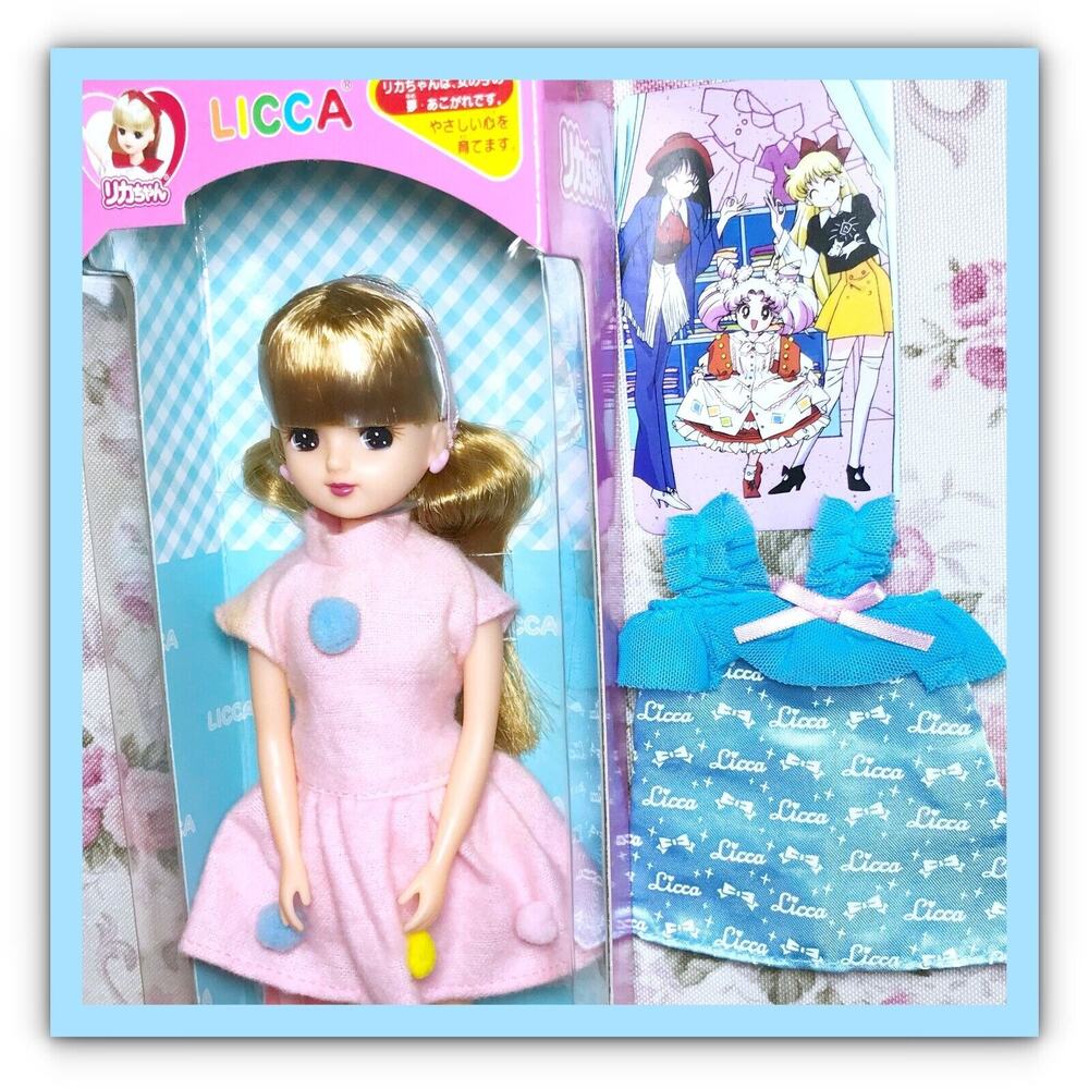 Vtg 1987 Takara Japan 4th Generation Licca Dress Up Doll Licca-chan Jenny